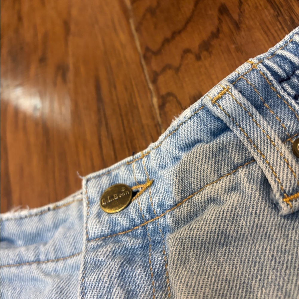 Vintage L.L.Bean Original Fit Relaxed Jeans – Light Wash – 10 Petite - Picture 3 of 13